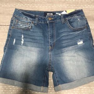 NWT denim shorts
